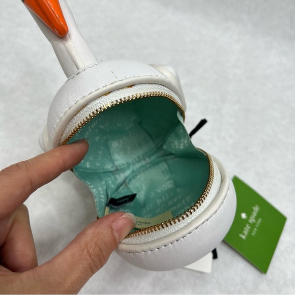 KATE SPADE Checking In 3d Swan Coin Purse - PWRU6039 - Picture 9 of 10